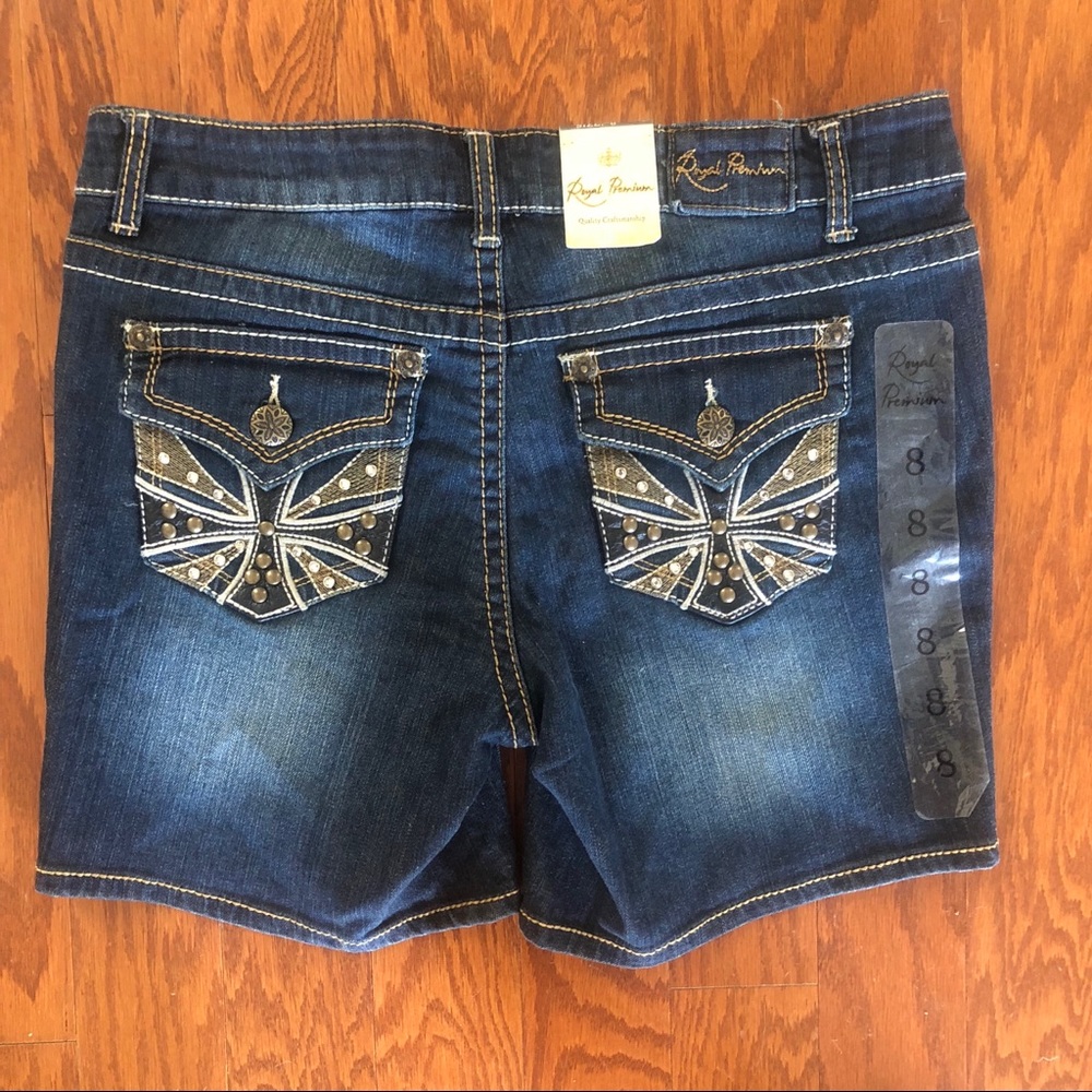 NWT Royal Premium denim shorts